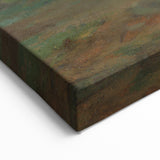 Serene Realism Art Print – Coniferous Woods with Rocks