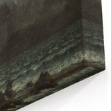 Realism Art Canvas - The Sea by Gustave Courbet Dark Ocean Print