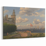 Realism Seascape Art - View from Kronborg by C.W. Eckersberg Print