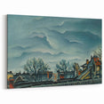 Moody Realism Landscape - In Suburbs by Konštantín Bauer Art Print