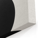 Minimalist Black Sphere Art – Simple Abstract Wall Decor for Modern Spaces