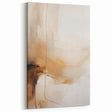 Warm Beige and Cream Abstract Art - Minimalist Canvas Wall Decor