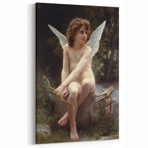 Realism Art Print of Cupid - Classical Realism Fine Art Canvas