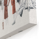 Timeless Art Deco Wall Art – 1920s Fashion Ensemble Illustration