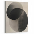Modern Minimalist Abstract Art Print - Black & Gray Geometric Wall Decor