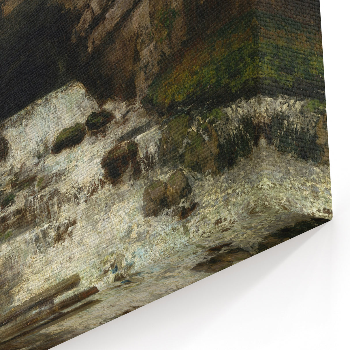 Realism Art Print - The Source of the Loue by Gustave Courbet Canvas