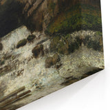 Realism Art Print - The Source of the Loue by Gustave Courbet Canvas