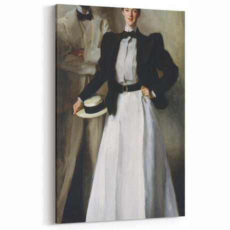 Realism Art Print - Mr. and Mrs. I. N. Phelps Stokes by Sargent Canvas Art