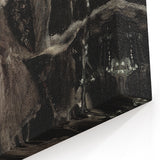 Realism Art Print of Royal Escape | Dark Forest and Brave Companions