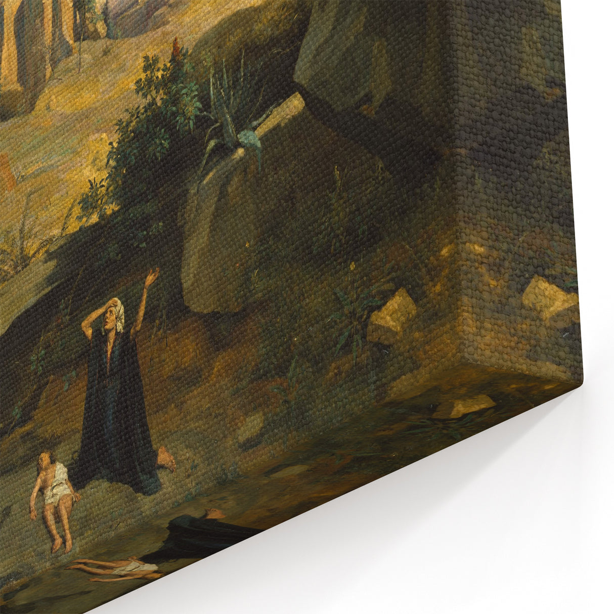 Classical Realism Print | Hagar in the Wilderness Art on Canvas