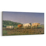 Classic Realism Farm Scene | Ploughing in Nevers by Rosa Bonheur Print