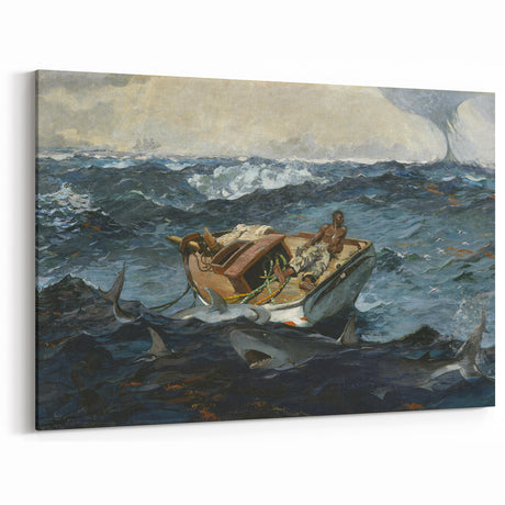 Dramatic Realism Ocean Scene | The Gulf Stream by Winslow Homer Print