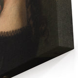 Elegant Realism Portrait | Woman with Pigeons by Gustave Courbet Print