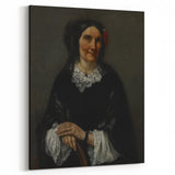 Realism Art Prints - Portrait of a Woman by Gustave Courbet