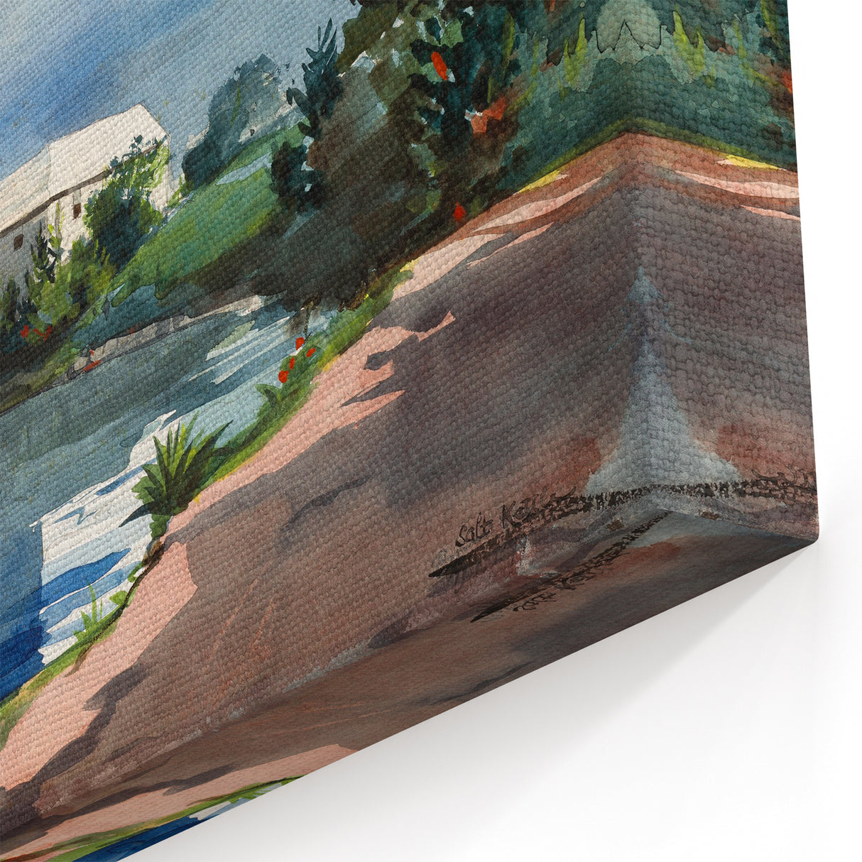 Salt Kettle Bermuda Realism Art Prints - Classical Realism Canvas & Decor