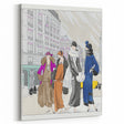 Chic Art Deco Wall Art – 1920s Fashionable Street Scene Illustration