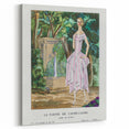 Graceful Art Deco Wall Art – 1920s Garden Fashion Illustration Print