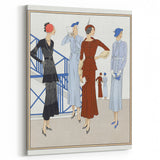 Vintage Art Deco Wall Art – 1920s Fashion Illustration with Stylish Flair