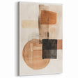 Earthy Tones Abstract Composition - Modern Minimalist Art Print