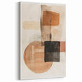 Earthy Tones Abstract Composition - Modern Minimalist Art Print