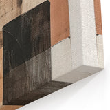 Earthy Tones Abstract Composition - Modern Minimalist Art Print