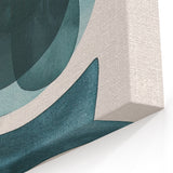 Minimalist Ocean Inspired Abstract Art - Tranquil Geometric Wall Decor