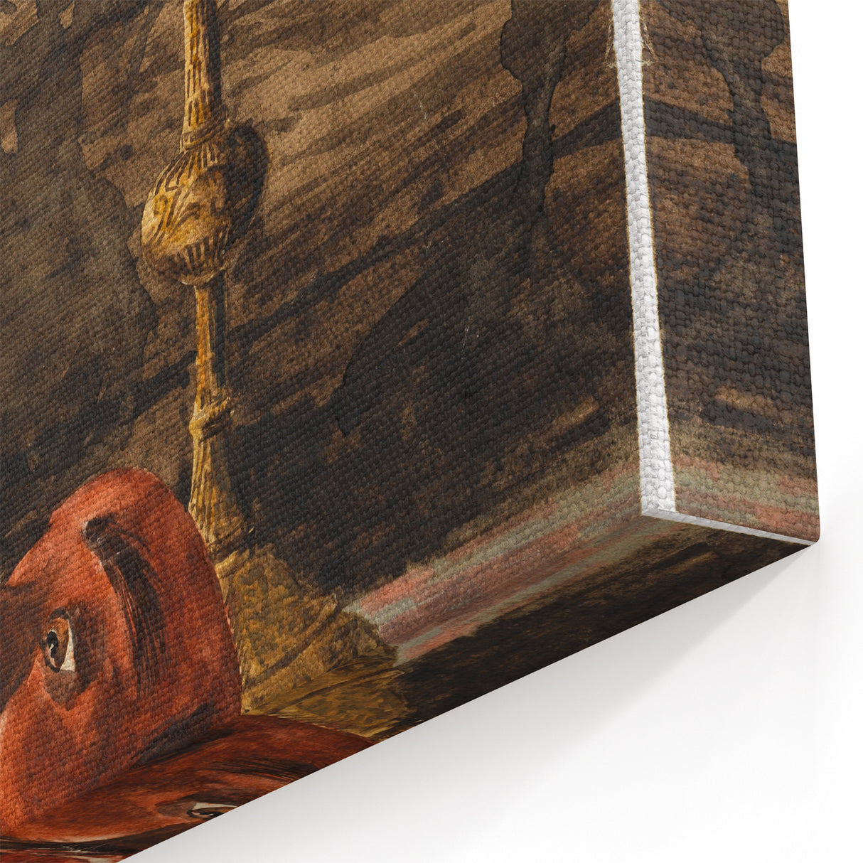 Intricate Art Deco Wall Art - Still Life with Vase, Mask, and Candlestick