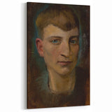 Head of Emaciated Boy Realism Art Print - Ladislav Mednyánszky Portrait