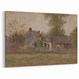 Isolated House in the Woods Realism Art Print - Mednyánszky Landscape