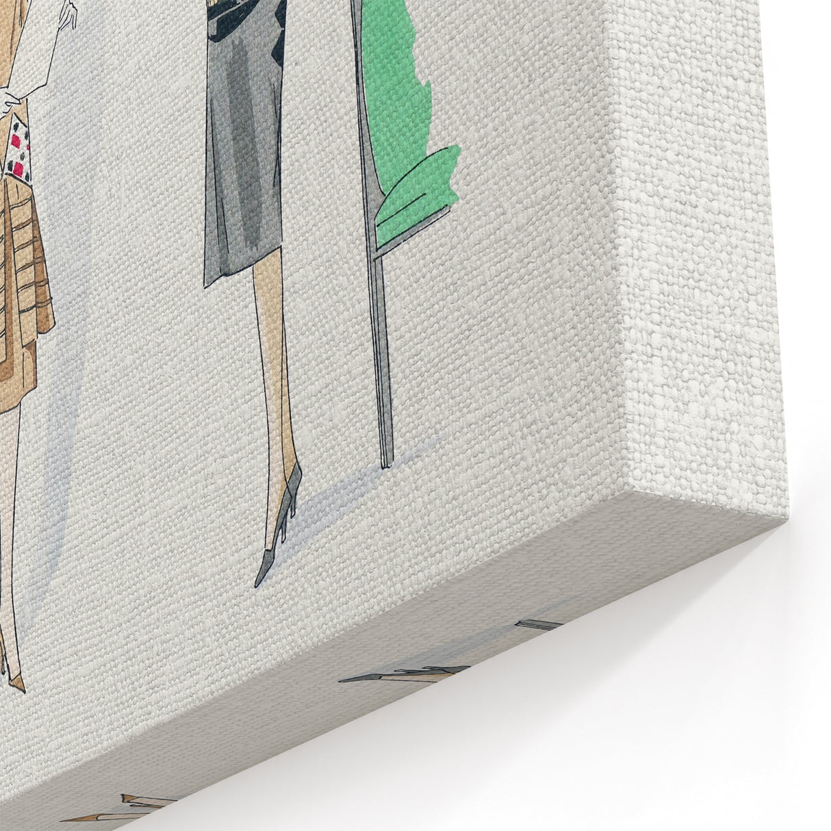 Elegant Art Deco Wall Art - Trio of Fashionable Women in 1920s Attire