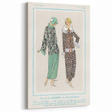 Vintage Art Deco Wall Art - Très Parisien Fashion Illustration 1923