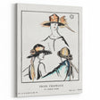 Vintage Art Deco Wall Art - Trois Chapeaux Fashion Hat Illustration