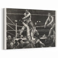 Dempsey and Firpo Realism Art Print - George Bellows Boxing Illustration