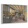 The Interior of Hall Place Realism Art Print - Henry Robertson Historic Scene