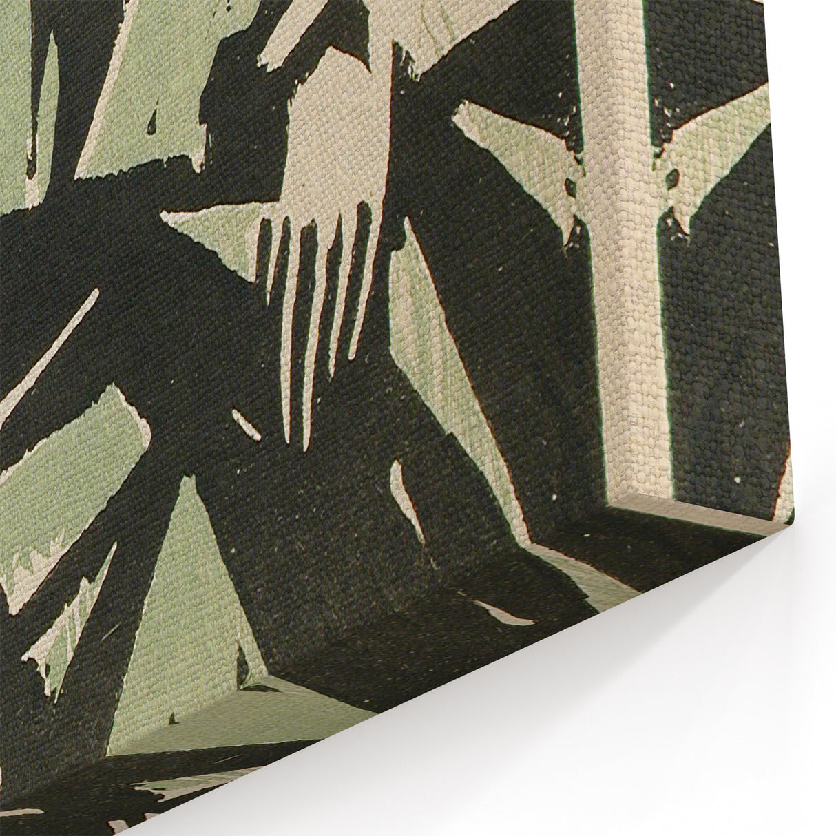 Monochrome Art Deco Wall Art – Elegant Black & Gray Geometric Design