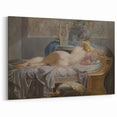 Sappho Neoclassical Realism Art Print - Jean-Baptiste Regnault Classic Nude