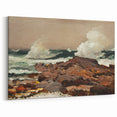 Eastern Point Realism Coastal Art Print - Winslow Homer Ocean Waves, 1900