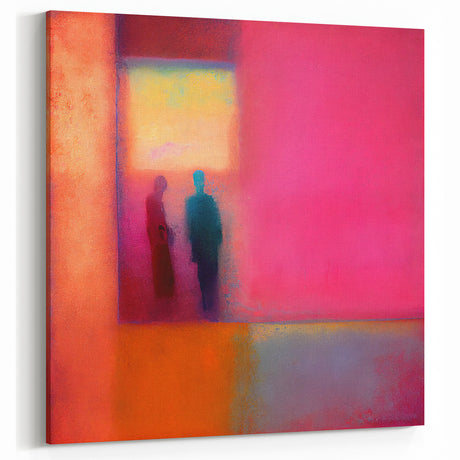 Colorful Figurative Abstract Art - Modern Human Figures Wall Décor