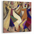 Unique Figurative Wall Art - Abstract Human Figures in Earthy Tones