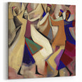 Unique Figurative Wall Art - Abstract Human Figures in Earthy Tones
