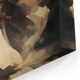 Abstract Human Figures Art - Whirling Dervishes in Warm Earthy Tones