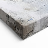Seaside Architecture Abstract Wall Art - Coastal Cliffside Print