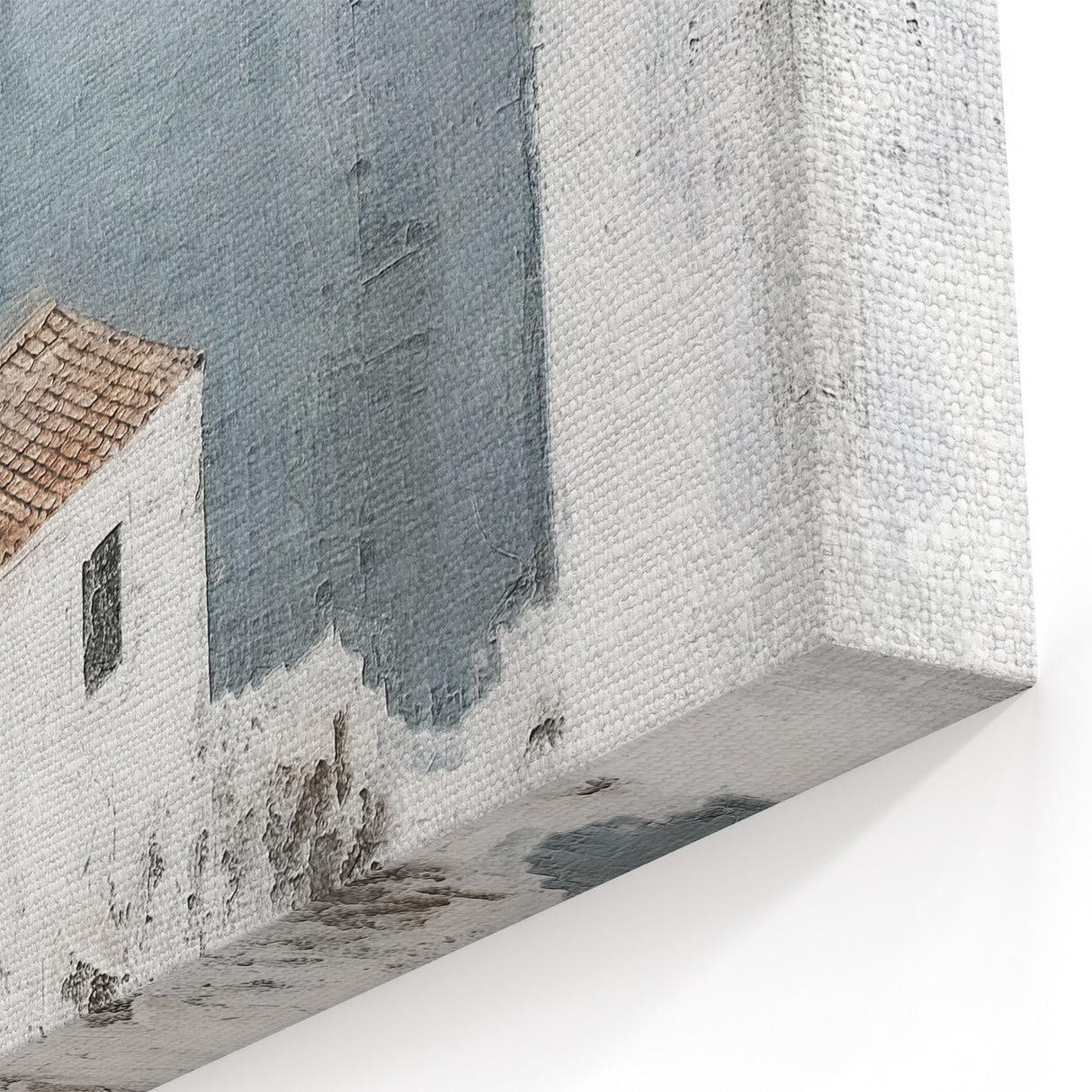 Minimalist Coastal Architecture Art – Abstract Seaside Wall Print