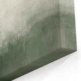 Soft Abstract Landscape in Green and Gray - Minimalist Nature Wall Art