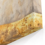 Rustic Golden Tree Landscape - Minimalist Abstract Canvas Wall Art