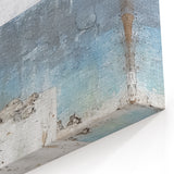 Rustic Coastal Architecture Art – Minimalist Seaside Canvas Print