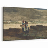 Sun and Clouds Realism Art Print - Winslow Homer Coastal Canvas Decor