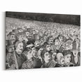 Fourth of July Fireworks Print - Winslow Homer Festive Crowd Scene Art
