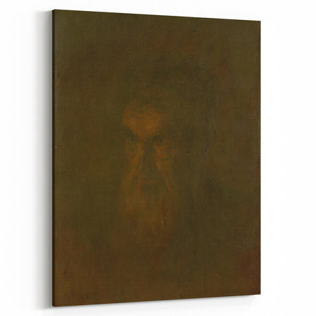 Head Study of an Old Man Art Print - Ladislav Mednyánszky Realism Portrait
