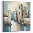 Ancient Ruins Architecture Art - Abstract Fortress Canvas Wall Decor